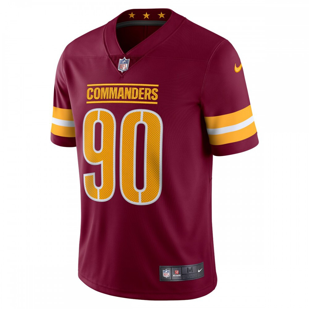 Montez Sweat Washington Commanders Nike Vapor Limited Jersey - Burgundy-GridironStore